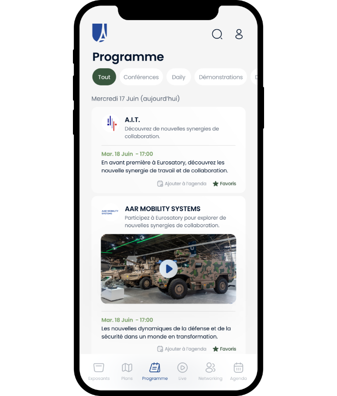 Mockup de l'application